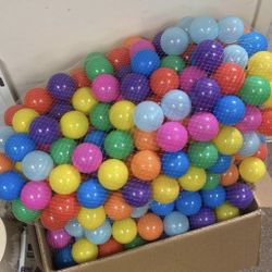 200 Balls for Toddlers, BPA Free Crush Proof Plastic Toy Balls for Ball Pit, Macaron Ocean Ball