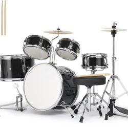 Brand  New Kids Drum Set With Stool