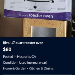 17 QT Roaster Oven - Rival