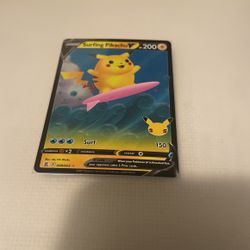 Pokémon Celebration Surfing Pikachu V 8/25