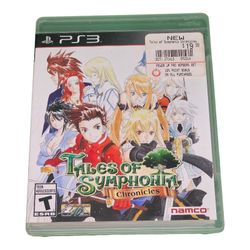 TALES OF SYMPHONIA CHRONICLES PS3 PlayStation BOX Disc NO Manual 