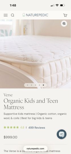Naturepedic Twin Organic Verse Mattress