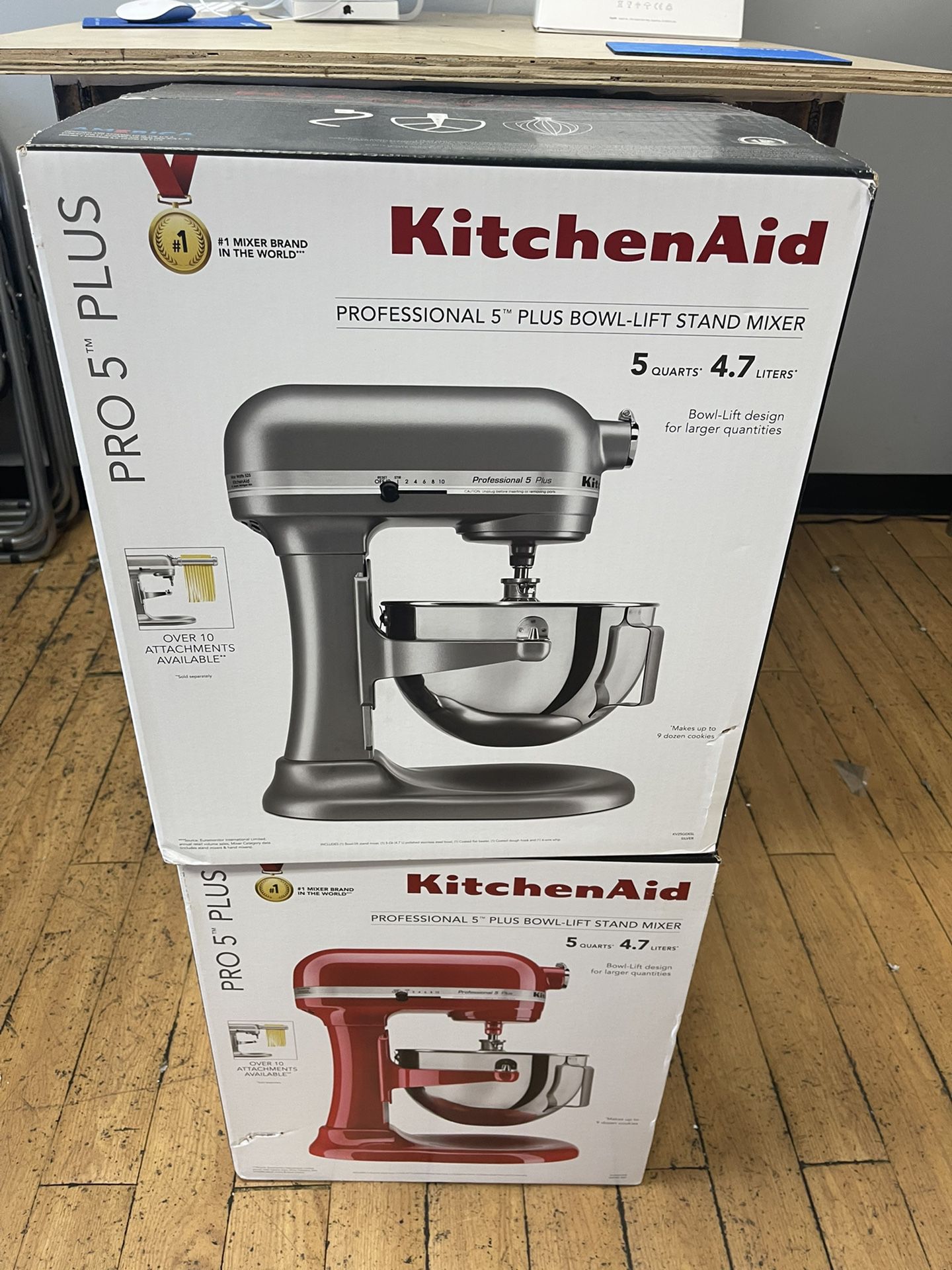 New KitchenAid Professional 5 Plus Series 5 Quart Bowl-Lift Stand Mixer for  Sale in Phillips Ranch, CA - OfferUp