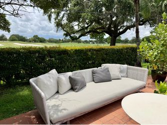 Paola Lenti outdoor sofa Italian designer High end sofa Sabi
