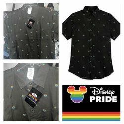 DISNEY Star Wars “Pride Collection” Button Down Shirt NWT (Medium)