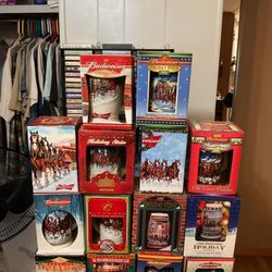 Budweiser Never Used 14 All Comes With A Certificate of Authenticity In Consecutive Numbers From 1995 To 2009