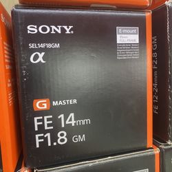 Sony FE 14mm F1.8 G Master
