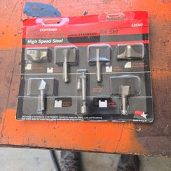 Sears Craftsman 7 Piece Starter Set Router Bit Set High Speed Steel Brand New Still In Packaging $20