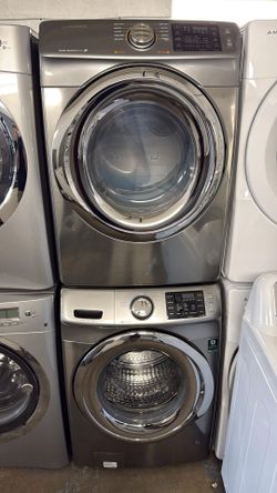 Samsung Front Load Washer & Dryer Set – Steam Cycles – Large Capacity – Fully Tested – Excellent Condition