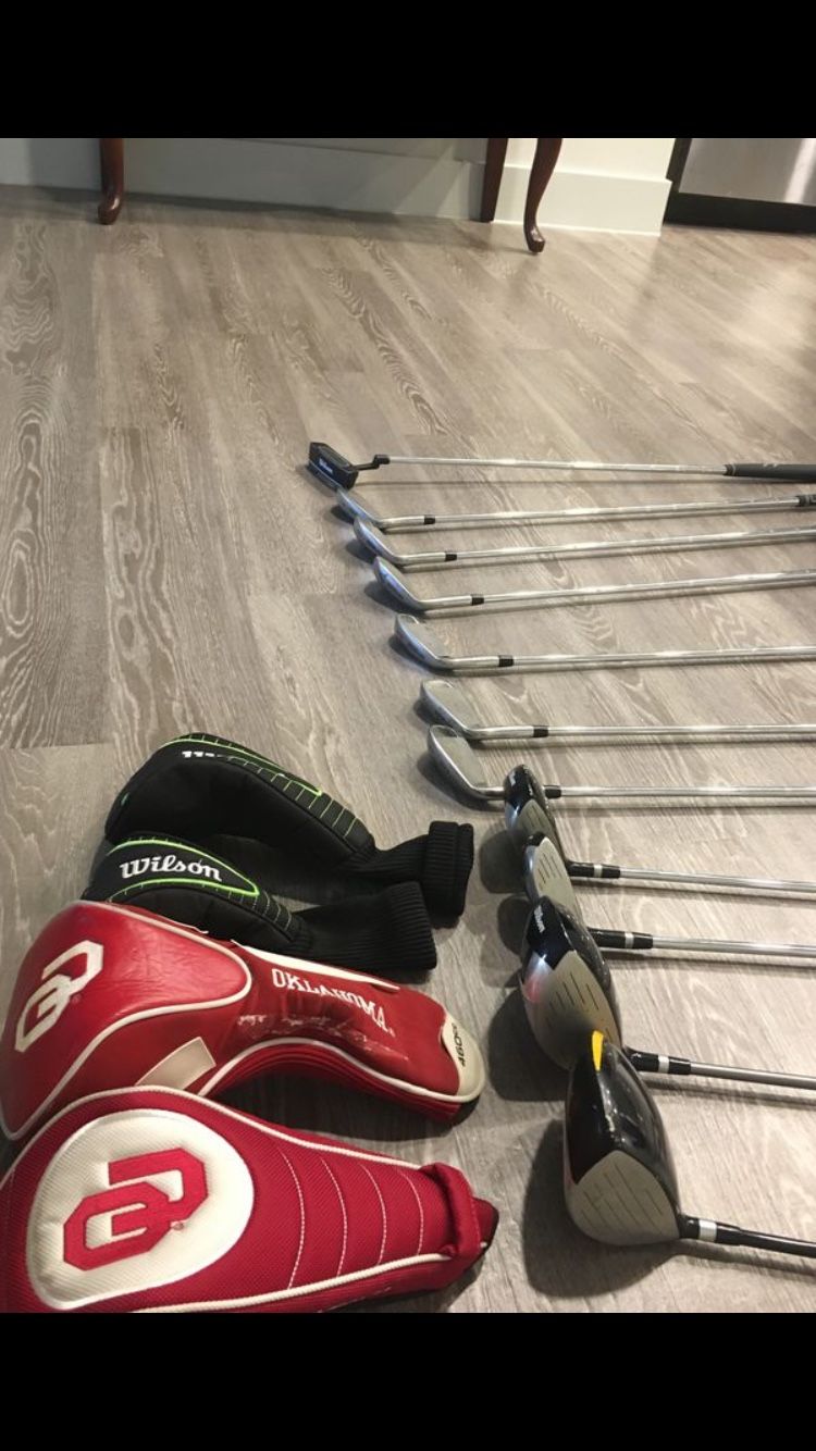 Wilson golf clubs & bag