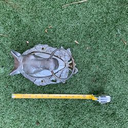 Cast iron equestrian horse wall garden decor