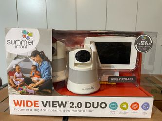 2-camera digital color video monitor set  WIDE VIEW 2.0 DUO by summer infant