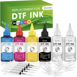 Premium DTF Ink 600ML- DTF Transfer Ink for PET Film, Refill for DTF Printers Epson ET-8550, XP-1500