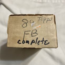 1989 Topps Football Complete Set