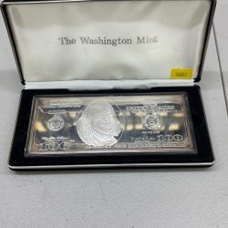 The Washington Mint Silver  Note .999 Silver 4 Troy