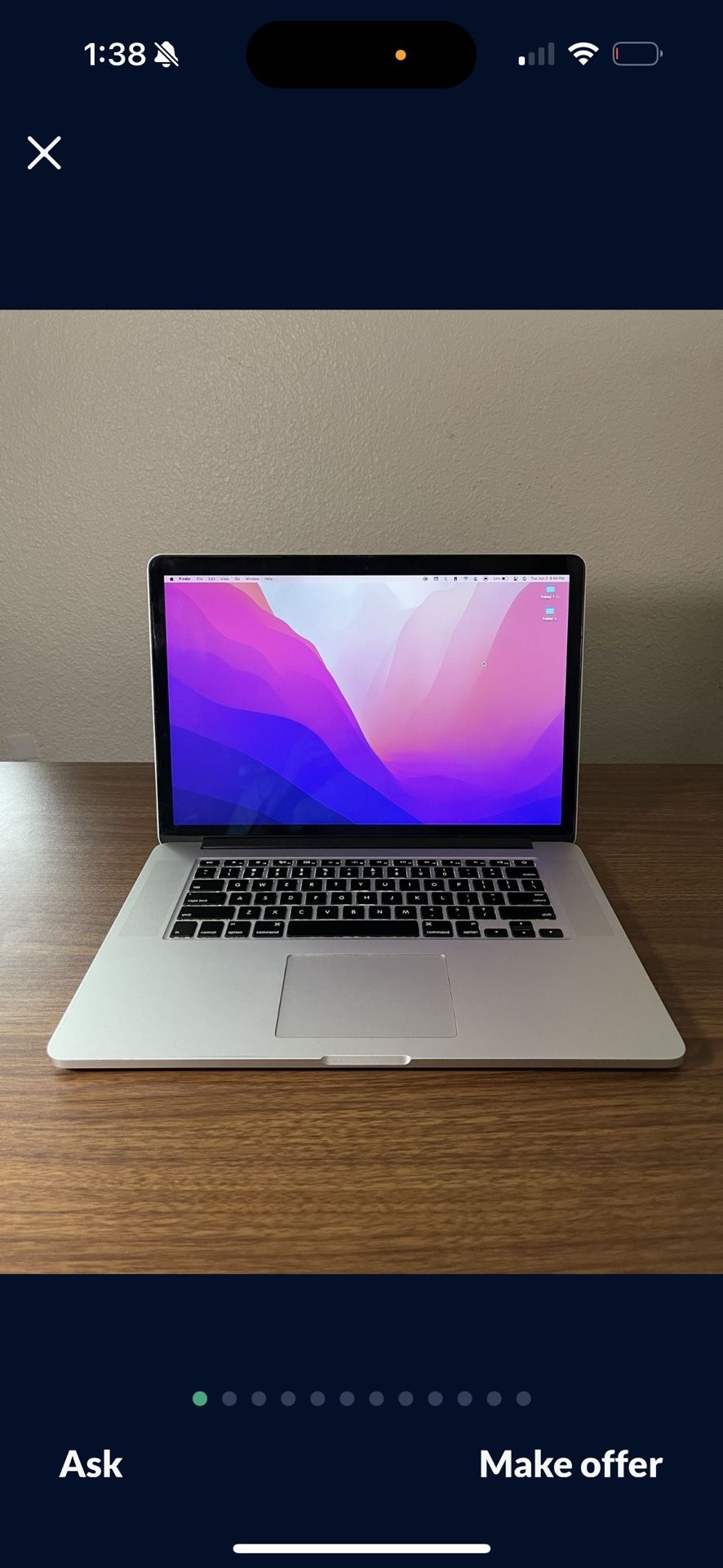 Refurbished MacBook Pro 