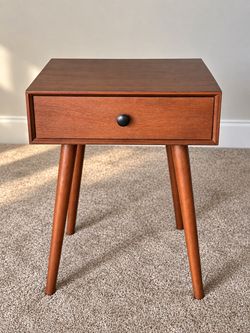 Wooden Mid-Century Side Table / Nightstand