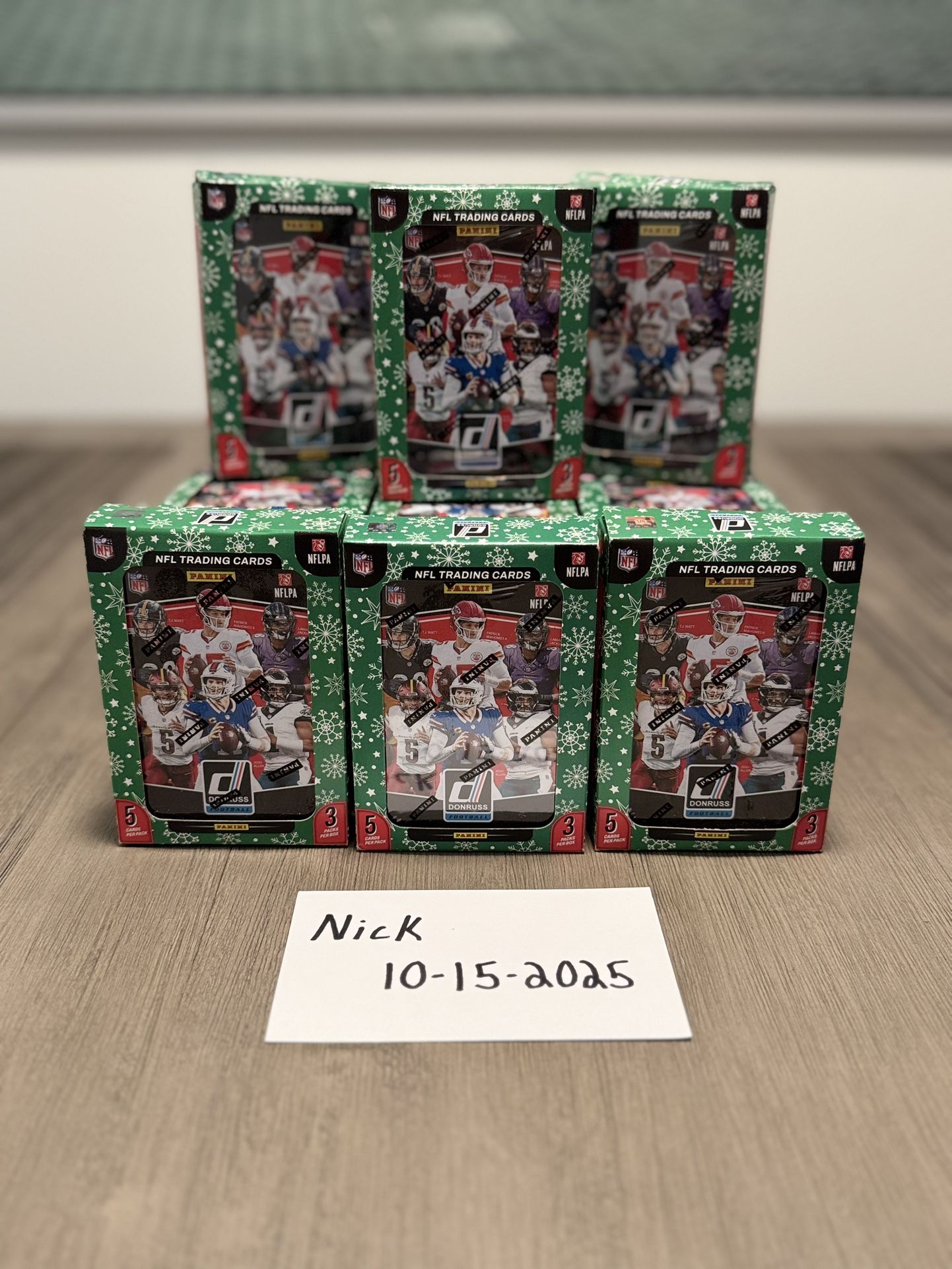 2025 Donruss Football Holiday Tin