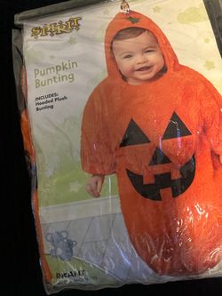 Spirit Infant Pumpkin Bunting Halloween Costume