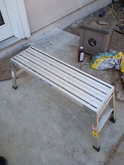 Werner aluminum foldable workbench