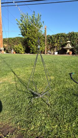 Wrought Iron Tripod Plant Stand
