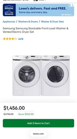 Washer & Dryer
