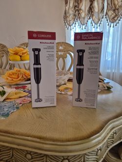 KitchenAid - Cordless Variable Speed Hand Blender - Black Matt