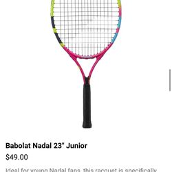 Babolat Nadal 23” Junior Tennis Racket – Kids 6–8