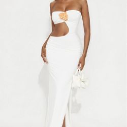 Cut Out Maxi Dress Size M