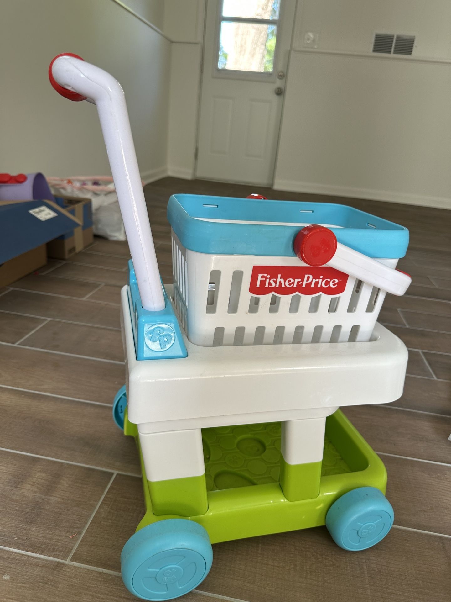 Fisherprice Basket And Trolley For Pretend Play
