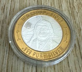 Red Cloud Sioux Deadwood SD .999 Pure Silver Strike