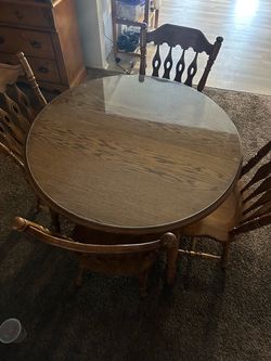 Dining set table and chairs