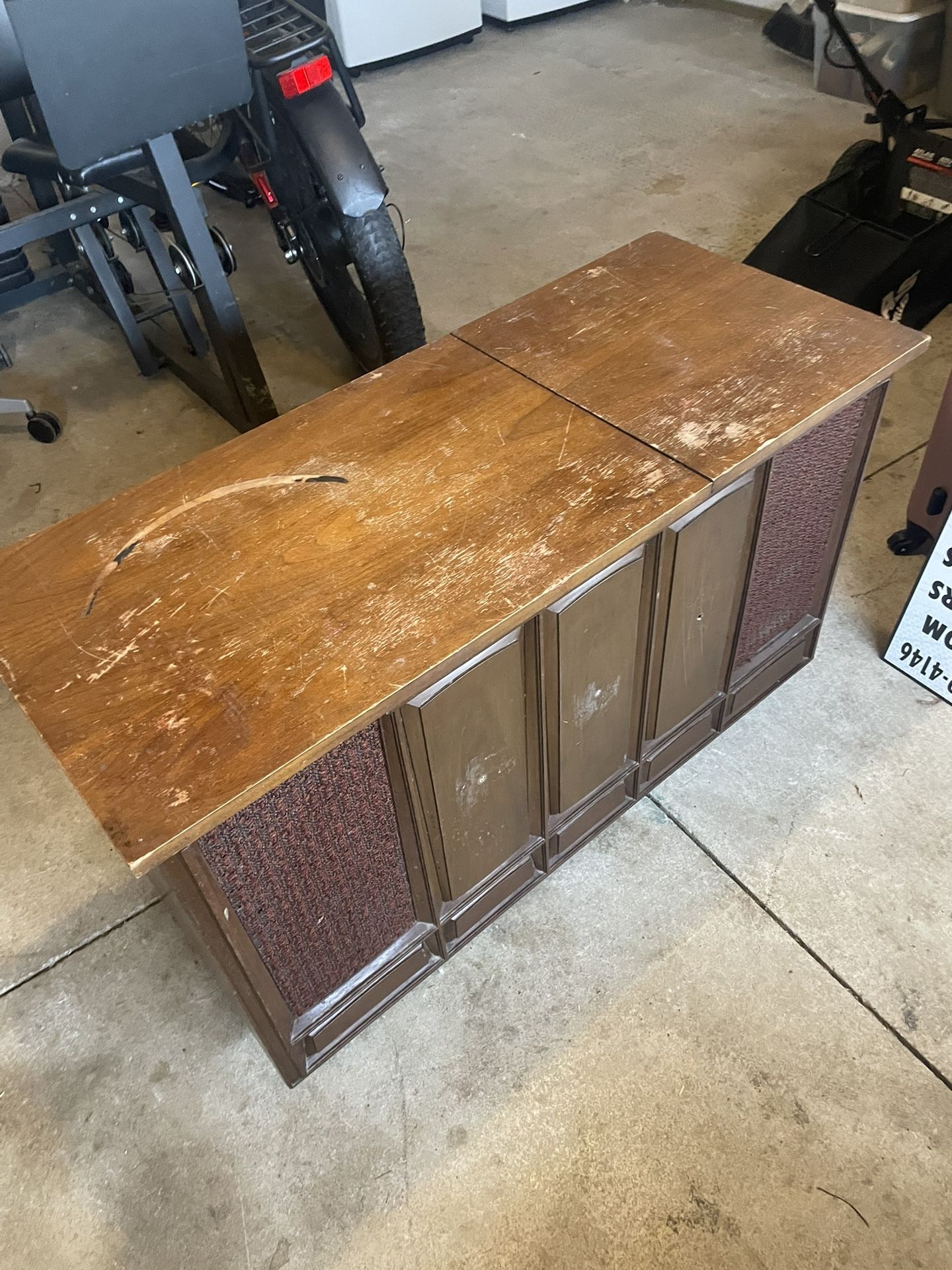 Antique Record Table