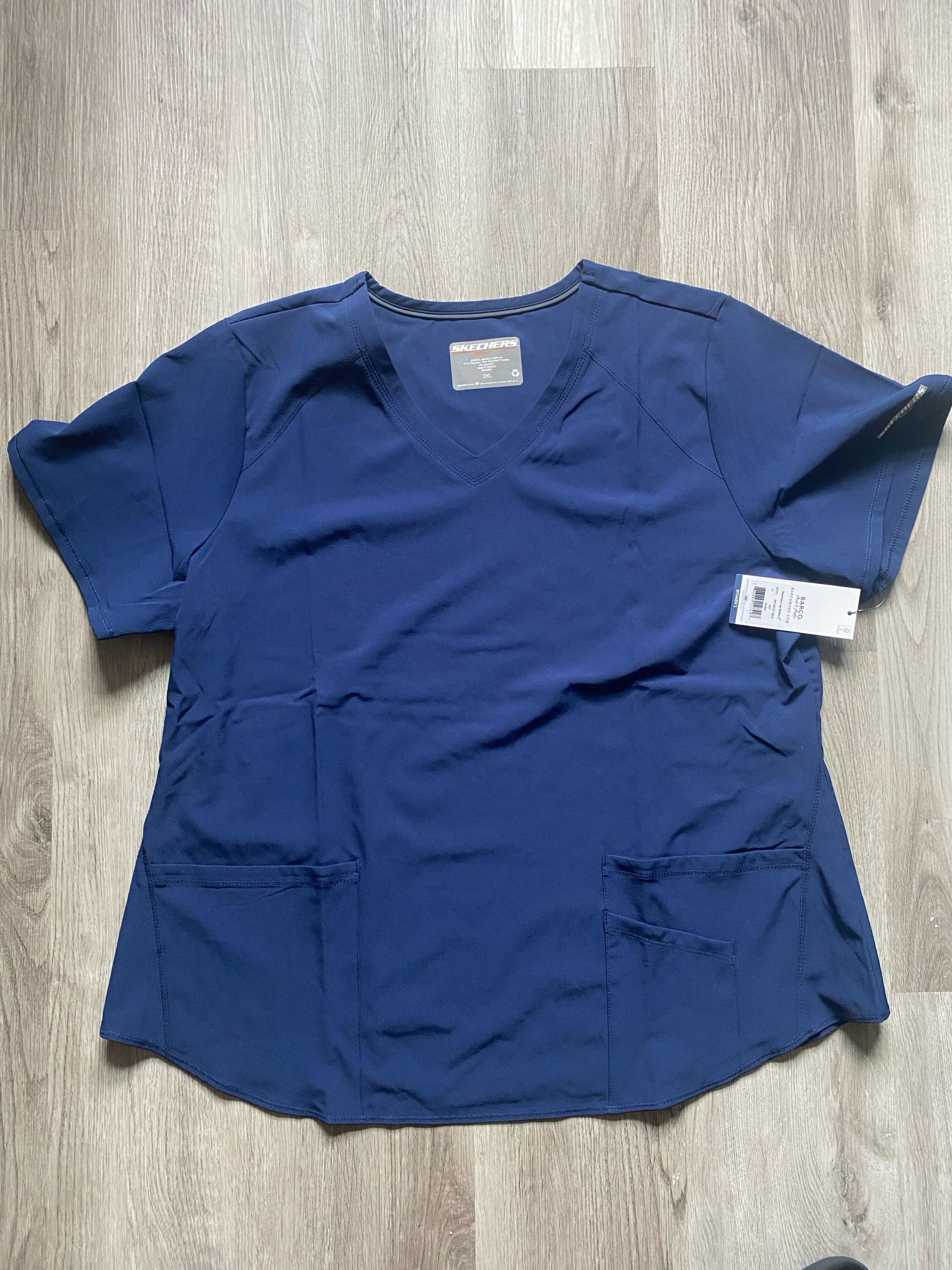 Sketchers Navy Scrub Top