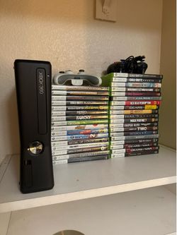Xbox 360 slim with 35 games