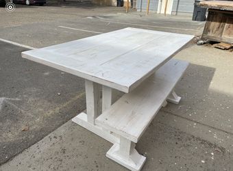 Taking orders Rustic Farmhouse White