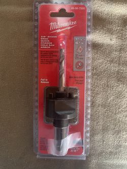 Milwaukee 3/8” Shank Ergo Quick Change HOLE SAW ARBOR
