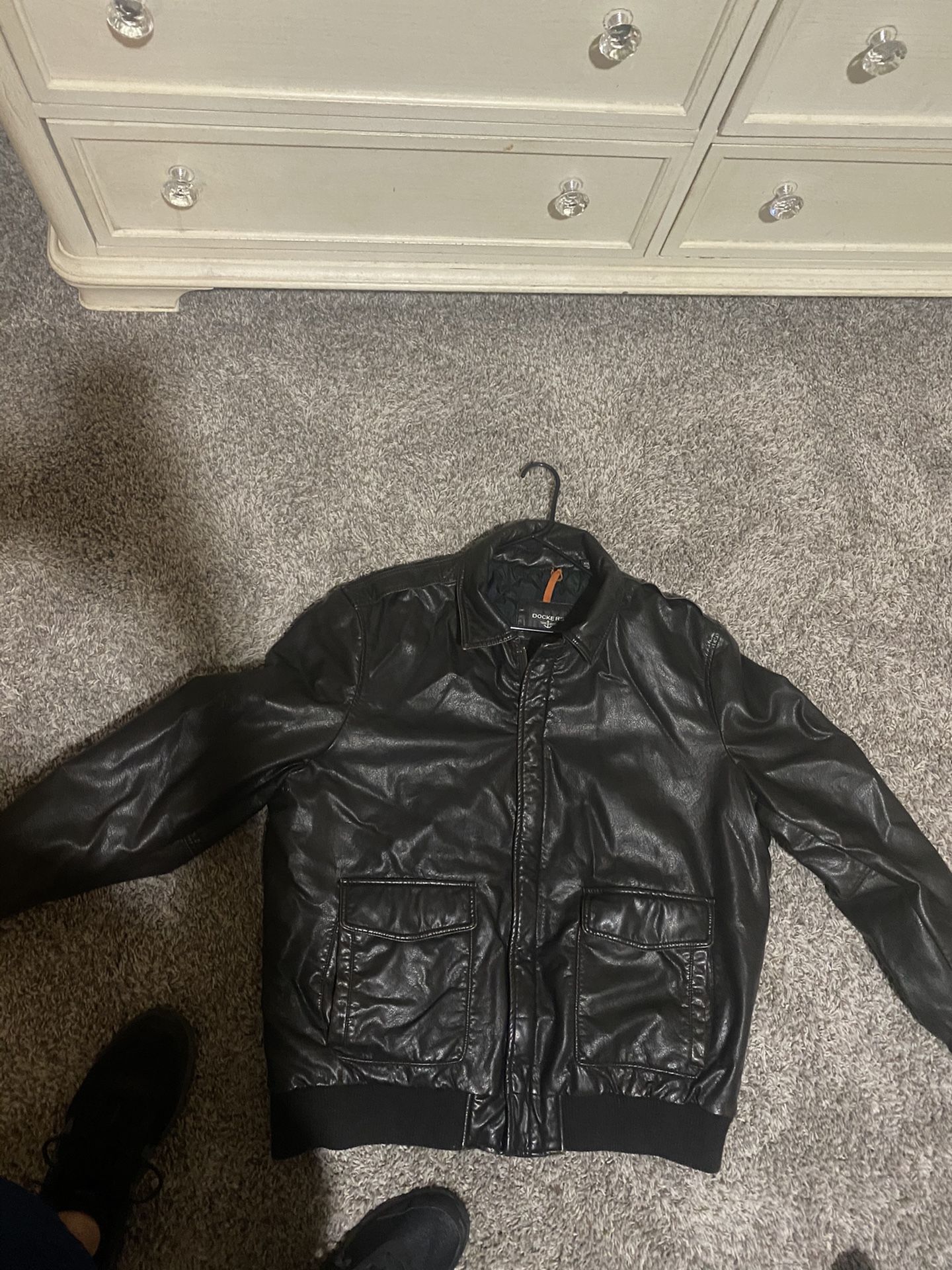 Dockers Leather Jacket XXL
