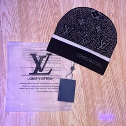 Black and White Beanie