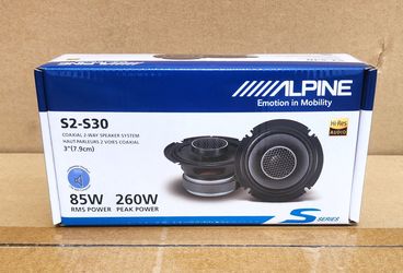 3" Inch 2-Way Coaxial Speaker System Next Generation S Series 260 Watts Alpine S2-S30 🚨 No Credit Needed 🚨