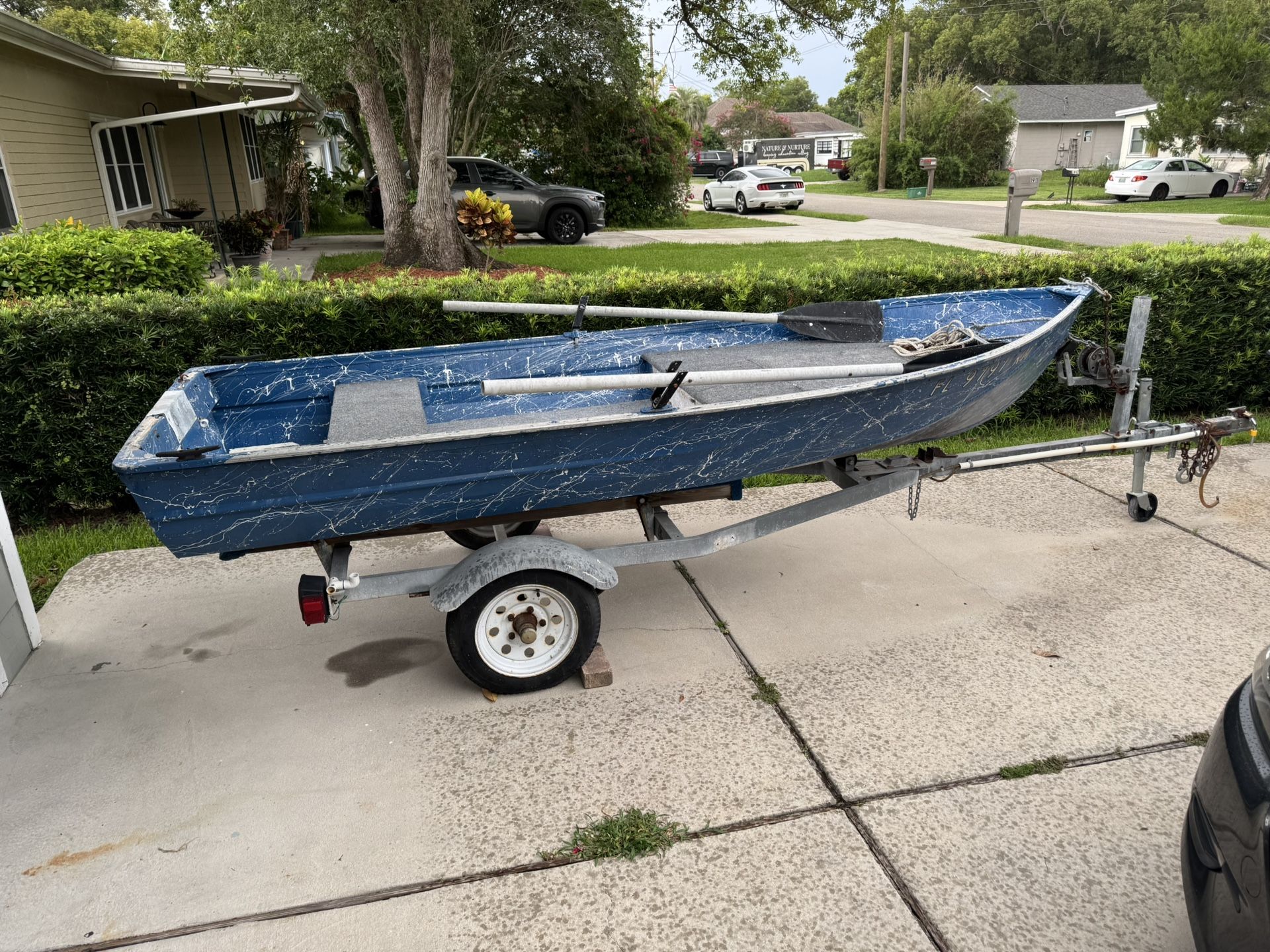 12 Ft Aluminum Boat With Optional Trailer