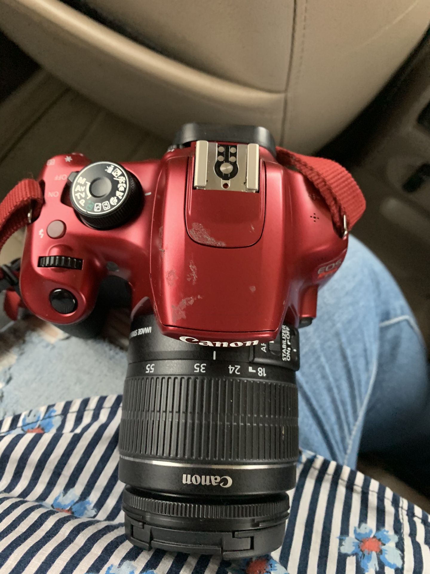 Canon Eos camera with addl lenses