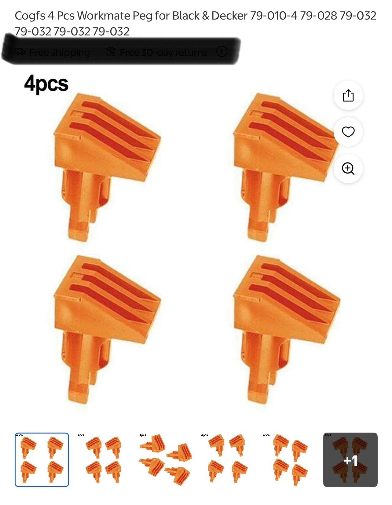 Work Mate Peg Bench Parts