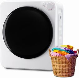 1.5 Cu.Ft Portable Clothes Dryer, 800W Fast Drying Front Load Laundry Dryer with 5 Mode, Mini Electric Clothing Dryer with Stainless Steel Tub, Compac