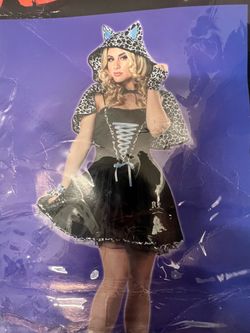 Woman’s new Snow Leopard costume Sz Lg