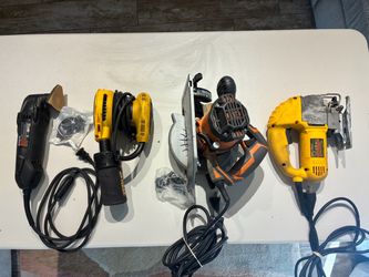 Handyman Tool Set – 4 Corded Tools – DEWALT, RIDGID & Dremel