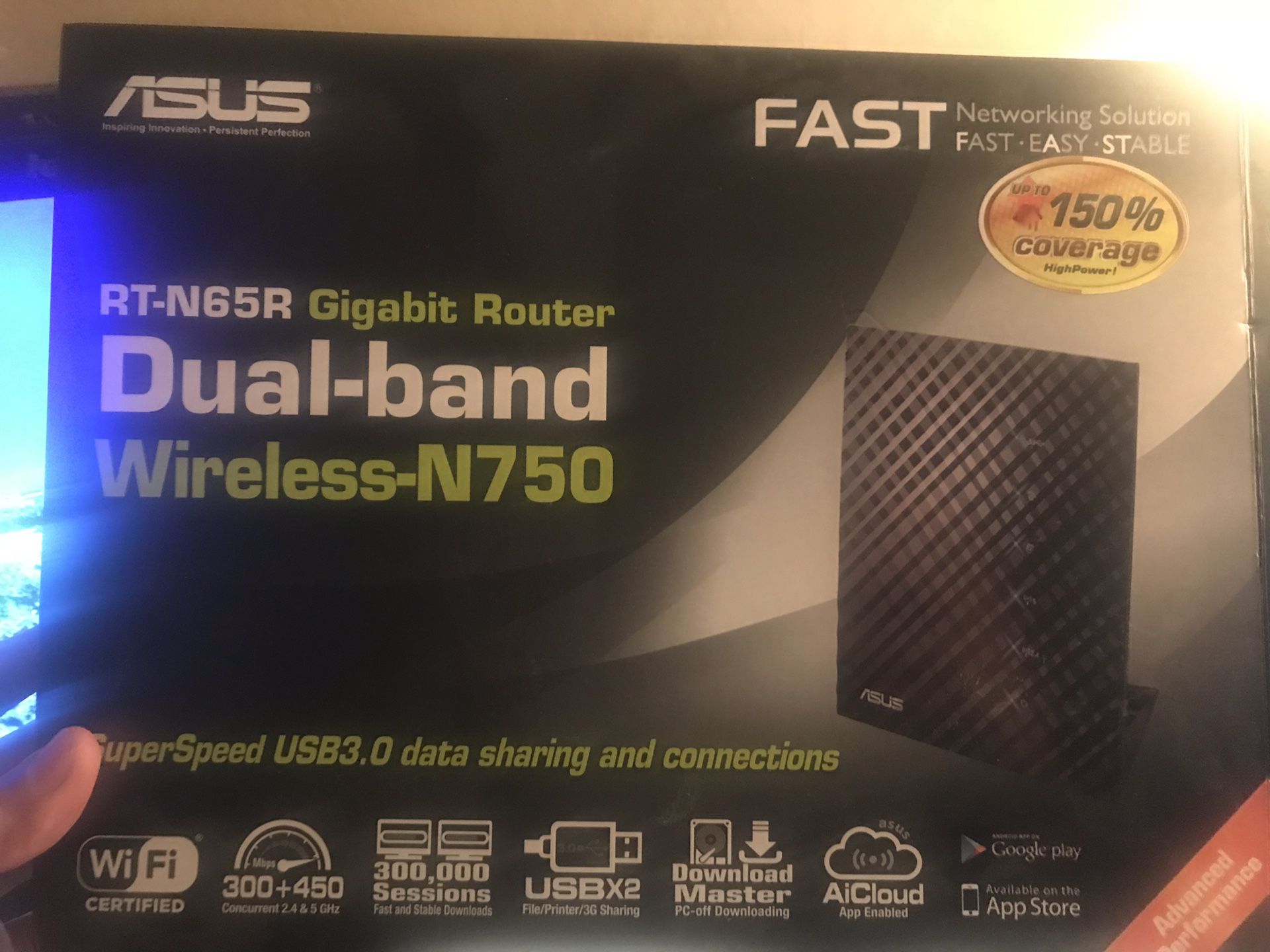 Asus Router N750. RT N65R $50.00
