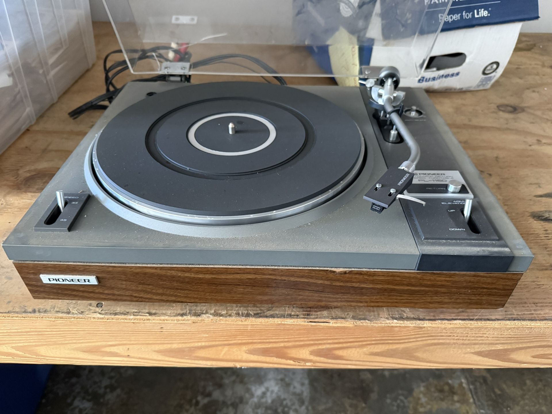 Pioneer 1150 Turntable Built Vintage Near Perfect