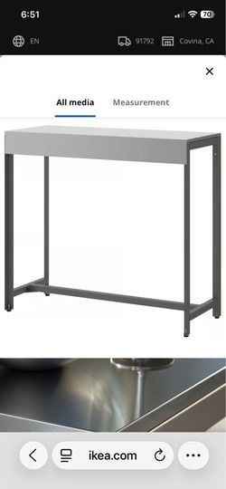 IKEA BATSKAR bar table