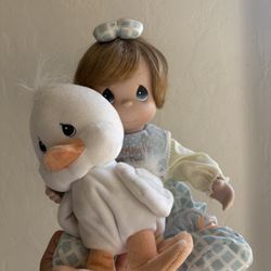 Precious Moment Doll “ Everything’s Just Ducky”
